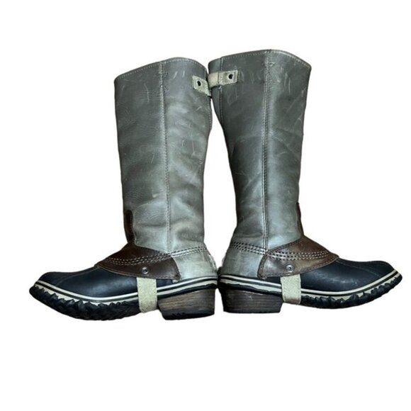 SOREL Slimpack Tall Equestrian Riding Boots Waterproof NL2007-051 Women Sz 6 - Picture 5 of 10